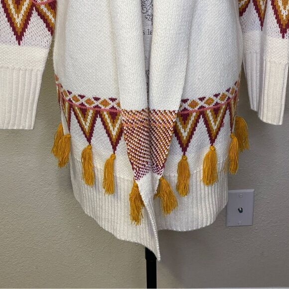 Matilda Jane Moments With You Gingersnap Cardigan Sweater Cream Gold Orange Sm - Picture 4 of 16
